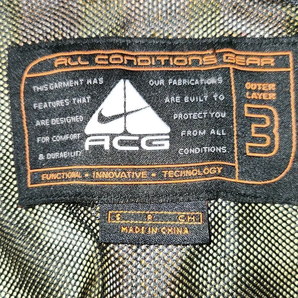 VTG Nike ACG 3 Layer 1998 CBS News Olympics Ski Jacket S - Picture 6 of 7